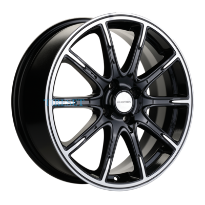Диски Khomen Wheels 6,5x17/4x100 ET50 D60,1 KHW1707 (Lada Vesta) Black-FP на tireset.ru