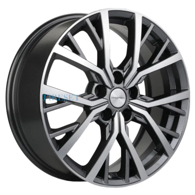 Диски Khomen Wheels 7x18/5x114,3 ET40 D64,1 KHW1806 (Haval F7/F7x) Gray-FP на tireset.ru