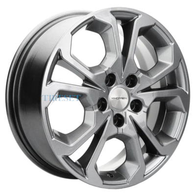 Диски Khomen Wheels 6,5x17/5x114,3 ET40 D64,1 KHW1711 (Haval F7/F7x) Gray на tireset.ru