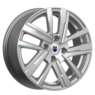 Диски KиK 6x15/4x100 ET45 D67,1 Хант (КС103) Дарк платинум на tireset.ru