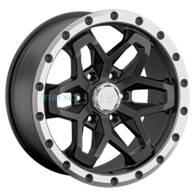 Диски LS 9x18/6x139,7 ET15 D106,1 1350 MBL (конус, Колпак+лого) на tireset.ru