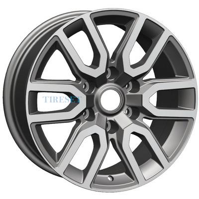 Khomen Wheels 8x17/6x139,7 ET25 D106,1 KHW1723 (Toyota LC Prado/Lexus GX) Gray-FP