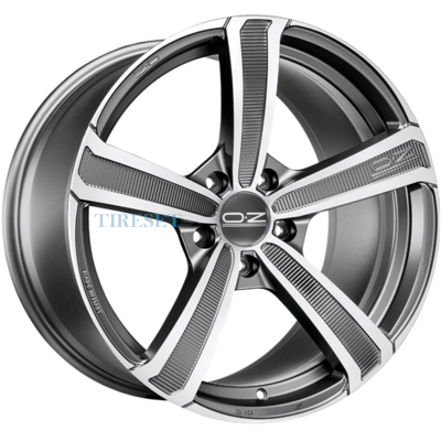 OZ 11,5x20/5x130 ET59 D71,6 Montecarlo HLT Matt Dark Graphite Diamond Cut
