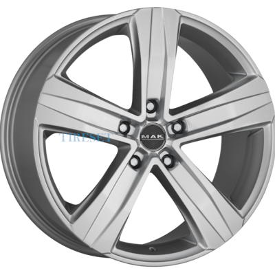 Диски MAK 7,5x17/5x112 ET55 D66,6 Stone 5 W Silver на tireset.ru