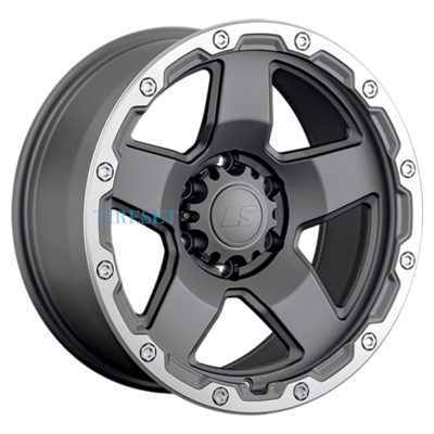LS 9,5x18/6x139,7 ET5 D106,1 1371 MGML (конус, Колпак+лого)