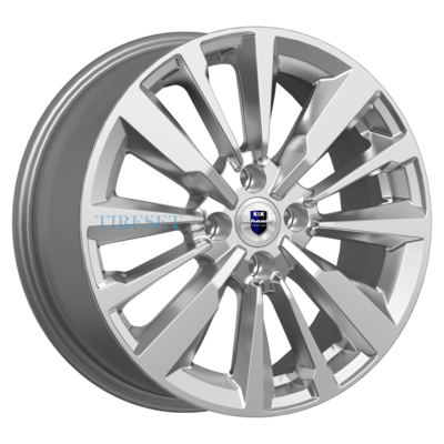 KиK 6,5x16/4x100 ET37 D60,1 Эрман (КС997) Дарк платинум