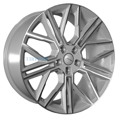 Диски Khomen Wheels 9,5x21/5x120 ET45,5 D62,5 KHW2101 (Li 7/9) F-Silver-FP на tireset.ru