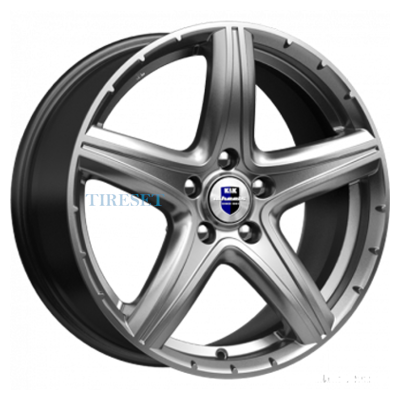 Диски KиK 7,5x17/5x114,3 ET38 D66,1 Барракуда (КС567) Дарк платинум на tireset.ru