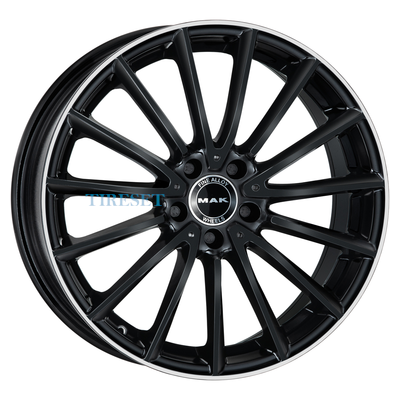 Диски MAK 8x18/5x112 ET43 D66,6 Komet Gloss Black Mirror Ring на tireset.ru