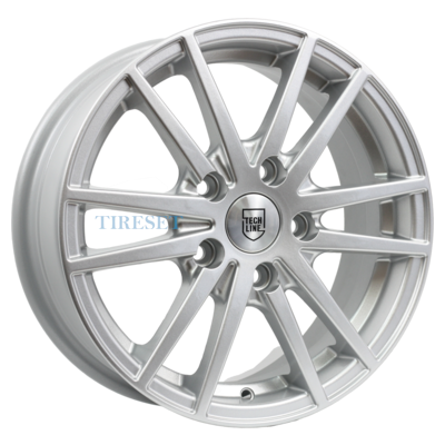 Диски Tech Line 5,5x14/4x98 ET35 D58,6 435 Silver на tireset.ru