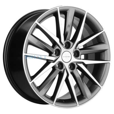 Диски Khomen Wheels 8x18/5x114,3 ET45 D60,1 KHW1807 (Geely Atlas/Atlas Pro/Lifan Myway) Gray-FP на tireset.ru
