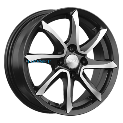 Диски СКАД 6x15/4x100 ET48 D54,1 Osaka (КЛ317) Алмаз бархат на tireset.ru