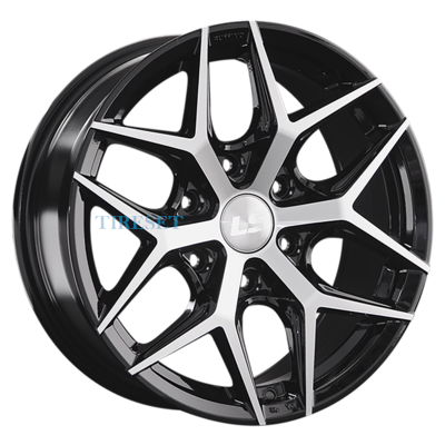 Диски LS 8x18/6x139,7 ET36 D100,1 1303 BKF (конус, Колпак+лого) на tireset.ru