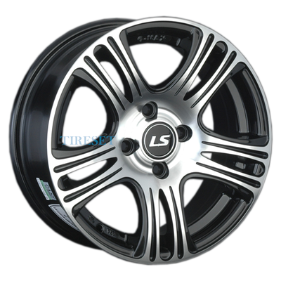 Диски LS 6,5x15/5x100 ET38 D57,1 319 BKF на tireset.ru