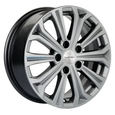 Диски Khomen Wheels 6,5x16/5x108 ET50 D63,3 KHW1610 (Focus) G-Silver на tireset.ru