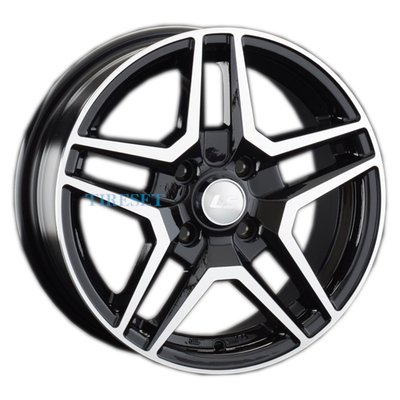 Диски LS 8x18/5x114,3 ET40 D67,1 854 BKF (конус) на tireset.ru