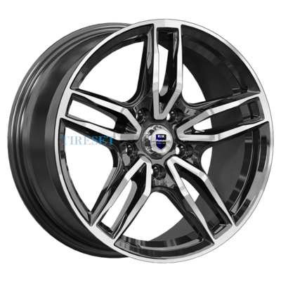 Диски KиK 8x17/5x114,3 ET45 D66,1 Бартон (КС1110) Алмаз черный на tireset.ru