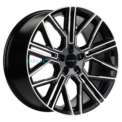 Диски Khomen Wheels 9,5x21/5x120 ET45,5 D62,5 KHW2101 (Li 7/9) Black-FP на tireset.ru
