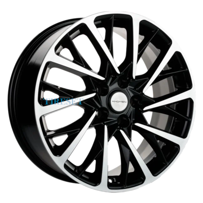 Khomen Wheels 7,5x18/5x114,3 ET45 D60,1 KHW1804 (Geely Atlas/Atlas Pro/Lifan Myway) Black-FP