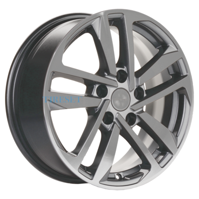 Диски Khomen Wheels 6,5x16/5x112 ET46 D57,1 KHW1612 (Octavia A7) Gray на tireset.ru