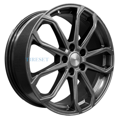 Диски Khomen Wheels 7x18/5x112 ET43 D57,1 KHW1816 (Kodiaq/Tiguan/Audi Q3) Gray на tireset.ru