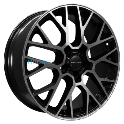 Диски Khomen Wheels 7x18/5x114,3 ET45 D67,1 KHW1818 (Mazda CX-5/Kia Seltos) Black-FP на tireset.ru