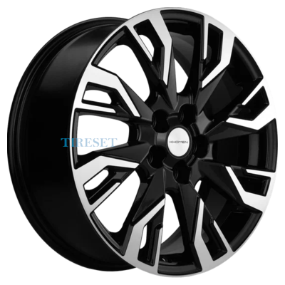 Khomen Wheels 7x18/5x114,3 ET37 D66,5 KHW1809 (Jolion) Black-FP