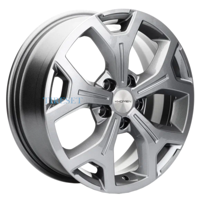 Khomen Wheels 7x17/5x108 ET33 D60,1 KHW1710 (Chery tiggo 7/ 7pro) Gray