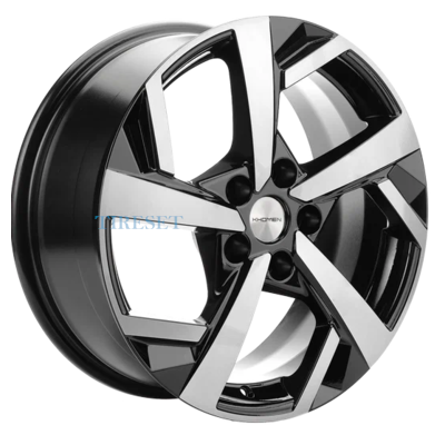 Диски Khomen Wheels 7x17/5x114,3 ET37 D66,5 KHW1712 (Haval Jolion) Black-FP на tireset.ru