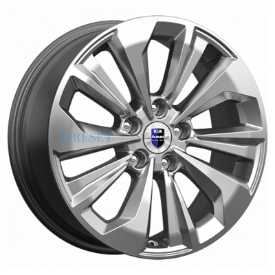 KиK 7x17/5x114,3 ET45 D66,1 Авиор (КС936) Дарк платинум брайт