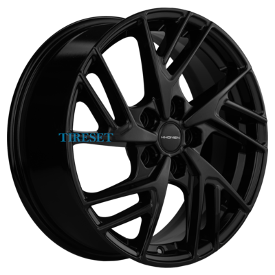 Диски Khomen Wheels 6,5x17/5x108 ET33 D60,1 KHW1722 (Chery Tiggo 7pro/Exeed LX) Black на tireset.ru