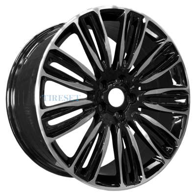 Диски PDW 9,5x21/5x120 ET48 D72,56 5312 Gloss Black Machine Face (PDW) на tireset.ru