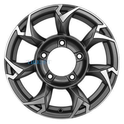Диски Khomen Wheels 5,5x15/5x139,7 ET5 D108,1 KHW1505 (Jimny) Gray-FP на tireset.ru