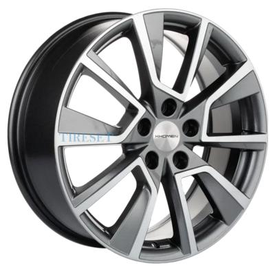 Диски Khomen Wheels 7x18/5x114,3 ET37 D66,5 KHW1802 (Dargo/Jolion) Gray-FP на tireset.ru