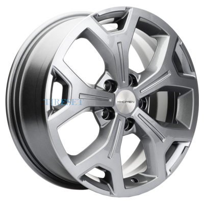 Диски Khomen Wheels 6,5x17/5x120 ET55 D65,1 KHW1710(2) (VW Transporter) Gray на tireset.ru