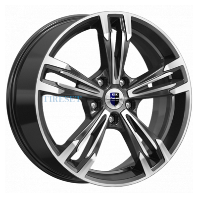 Диски KиK 7x18/5x110 ET38 D65,1 Karrera Light (КС935) Алмаз черный на tireset.ru