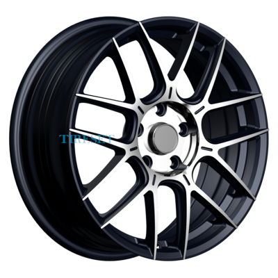 INCH 7x17/5x112 ET45 D66,6 FA8541 Gloss Black Machined Face (ZJH) FlowForming