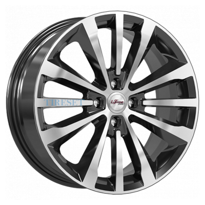 Диски iFree 7x17/4x100 ET43 D60,1 Андерсен Блэк Джек на tireset.ru