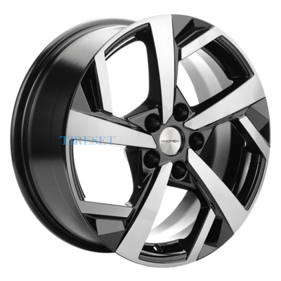 Khomen Wheels 7x17/5x108 ET40 D54,1 KHW1712 (Москвич 3) Black-FP