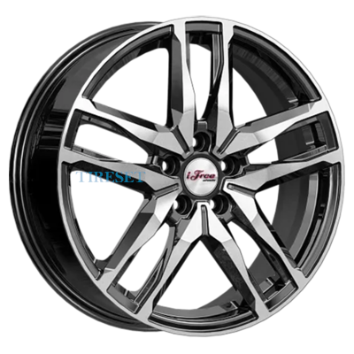 Диски iFree 6,5x18/5x108 ET43 D65,1 Бомбей (КС1075) Блэк Джек на tireset.ru