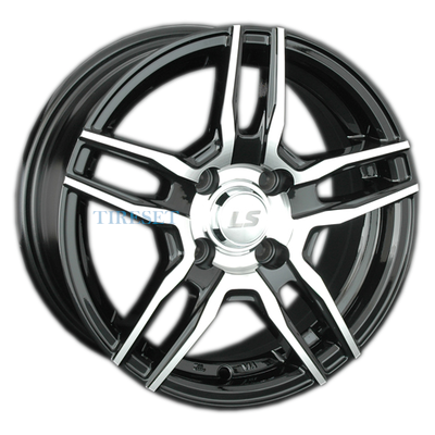 Диски LS 7x16/5x114,3 ET43 D73,1 569 BKF (конус) на tireset.ru