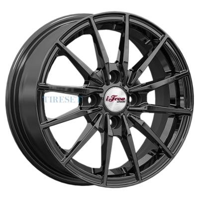 Диски iFree 5,5x14/4x108 ET35 D63,35 Финчер (КС1119) BK на tireset.ru
