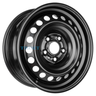 Диски Magnetto 6x16/4x100 ET49 D54 16023 AM Black Huyndai / Kia Solaris/Rio на tireset.ru