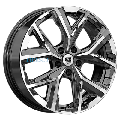 KиK 6,5x18/5x112 ET38 D66,6 Айона (КС1169) Алмаз черный
