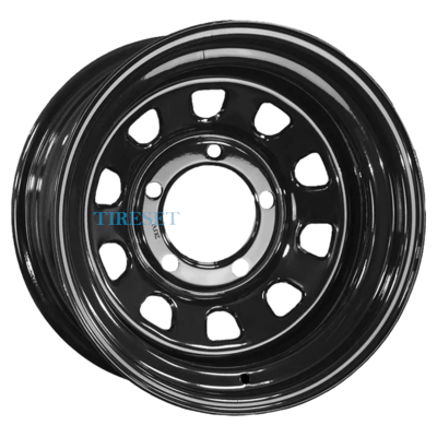 Диски ZEPP 4х4 8x17/5x139,7 ET15 D110 УАЗ Semicircle Gloss Black (LTM) на tireset.ru