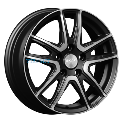 Диски Скад 6x16/5x114,3 ET46 D67,1 Сидней Алмаз на tireset.ru