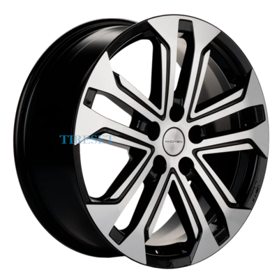 Диски Khomen Wheels 7x18/5x108 ET33 D60,1 KHW1803 (Chery Tiggo 4/Tiggo 7 Pro) Black-FP на tireset.ru