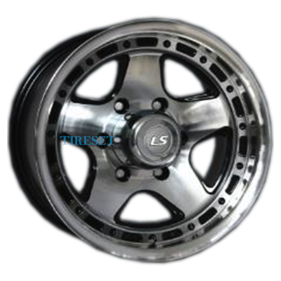 Диски LS 8x15/6x139,7 ET-10 D106,1 870 BKF (Колпак+лого) на tireset.ru