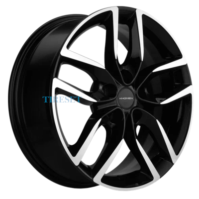 Диски Khomen Wheels 6,5x17/5x108 ET43 D65,1 KHW1708 (DFM AX 7) Black-FP на tireset.ru