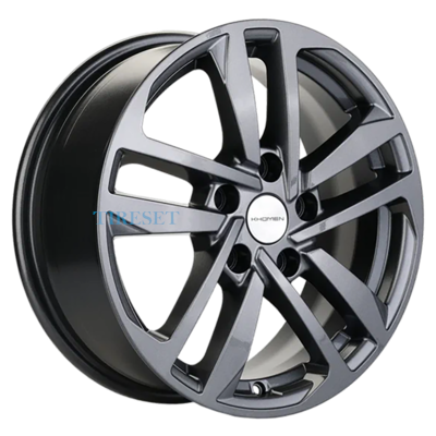 Диски Khomen Wheels 6,5x16/5x114,3 ET46 D67,1 KHW1612 (Mitsubishi) Gray на tireset.ru